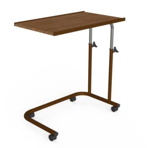 KCare Over Bed/Chair Table – Wood Grain / Brown