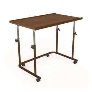 KCare Over Chair Table – Large Size Top with Brown Frame